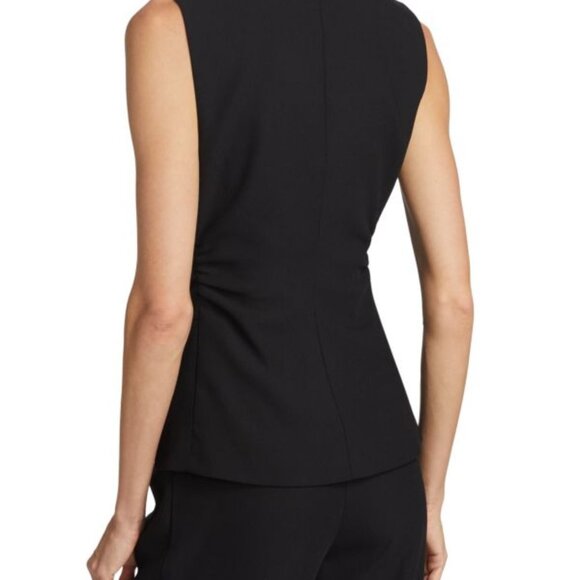 NWT Derek Lam 10 Crosby Henriette Tailored Vest Black Size 8 - Picture 6 of 7